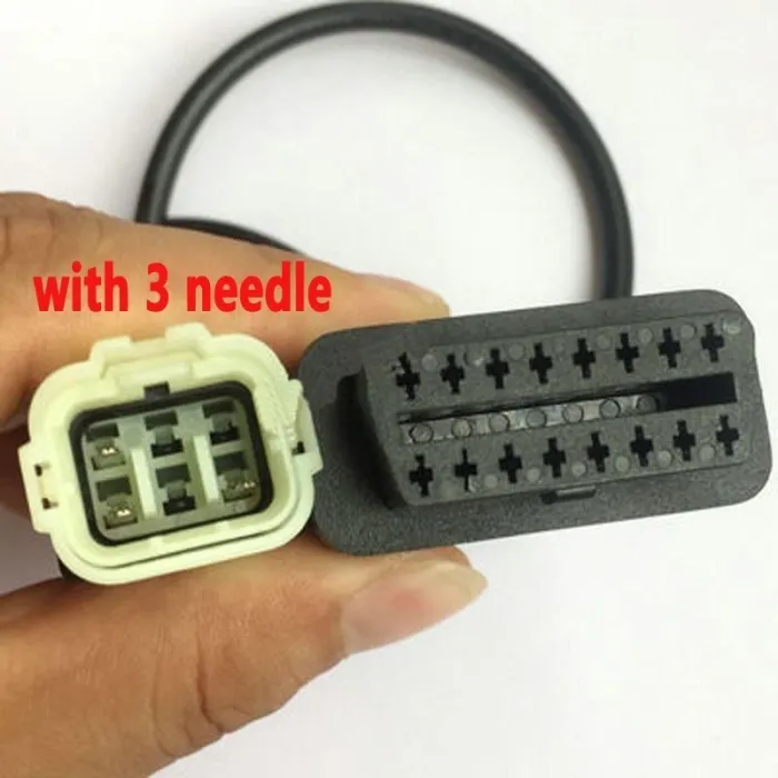 OBD2 16 pin to 3 Pin / 6 Pin - cable for KTM - adapter for motorcycle - ECU software tuningDiagnosis