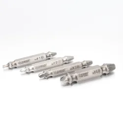 Screw remover drill set - 4 piecesBits & drills