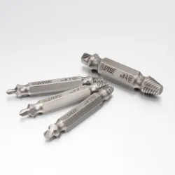 Screw remover drill set - 4 piecesBits & drills