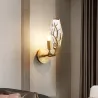 Golden crystal wall lamp - LED - Nordic styleWall lights