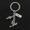 Fisherman boat - LOVE - fish pendants - keyringKeyrings