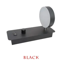LED wall lamp - dimmable - rotatable head - USB charging - 9WWall lights