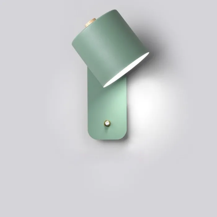 LED wall lamp - modern Nordic style - rotatable head - with switchWall lights