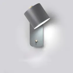 LED wall lamp - modern Nordic style - rotatable head - with switchWall lights