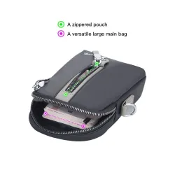 Multifunctional shoulder bag - waist belt bag - headphone holeBags