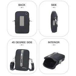 Multifunctional shoulder bag - waist belt bag - headphone holeBags