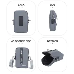 Multifunctional shoulder bag - waist belt bag - headphone holeBags
