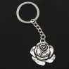 Vintage rose keychainKeyrings