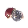 Santa hat earrings - with crystal zirconEarrings