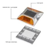 Solar LED reflector - road light- warning lamp - aluminumStreet lighting