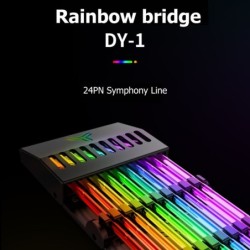JONSBO - rainbow bridge DY-1 - rainbow streamer lighting - 24 Pin ARGB cableVideo Games