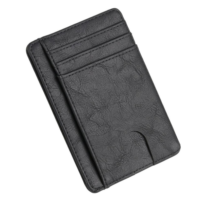 Slim leather wallet - credit cards holder - RFID blockingWallets