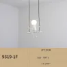 Modern ceiling lamp - sitting iron dollsCeiling lights