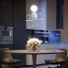 Modern ceiling lamp - sitting iron dollsCeiling lights
