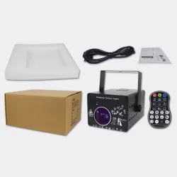 Colorful stage laser light - patterns projector - with remote - RG DMXStage & events lighting