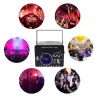 Colorful stage laser light - patterns projector - with remote - RG DMXStage & events lighting