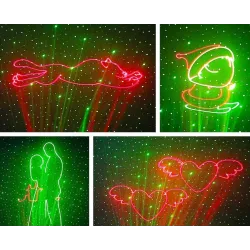 Colorful stage laser light - patterns projector - with remote - RG DMXStage & events lighting