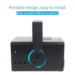Colorful stage laser light - patterns projector - with remote - RG DMXStage & events lighting