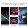 Colorful stage laser light - patterns projector - with remote - RG DMXStage & events lighting