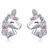 Stylish silver earrings - unicorn - cat - butterfly - rainbow - starEarrings