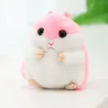 Fluffy fur mini hamster - keychainKeyrings