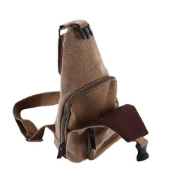 Men's canvas backpack - shoulder / crossbody bagBags