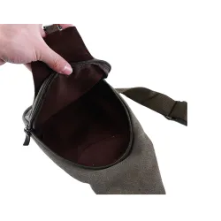 Men's canvas backpack - shoulder / crossbody bagBags