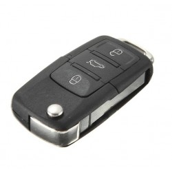 Flip remote key case - key shell - 3 buttons - for Volkswagen Golf Passat Polo Jetta TouranKeys