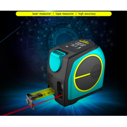 DT10 - 2-in-1 laser rangefinder - with digital LCD display - measuring tapeMeasurement