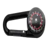 Plastic pocket compass - hook keyringKeyrings