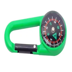 Plastic pocket compass - hook keyringKeyrings