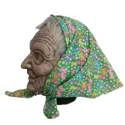 Halloween full face mask - scary hooded grannyMasks