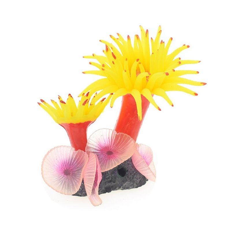 Silicone coral plant - aquarium decorationDecorations
