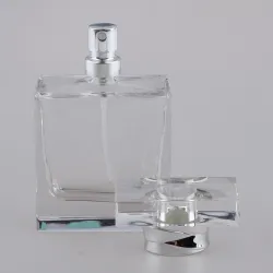 Glass perfume bottle - empty container - with atomizer - 50 mlPerfumes