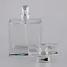 Glass perfume bottle - empty container - with atomizer - 50 mlPerfumes