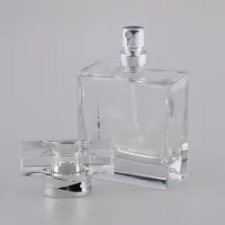 Glass perfume bottle - empty container - with atomizer - 50 mlPerfumes