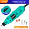 Mini electric drill with drill bits - variable speed - setBits & drills