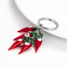 Lucky eye - red chilli - keychainKeyrings