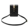 Small leather shoulder bag - punk style - skull / rivetsBags