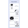 LED projector - night light - rotatable - starry sky - galaxy - astronaut shapeStage & events lighting