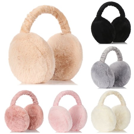 Big warm fluffy earmuffs - foldableHats & caps