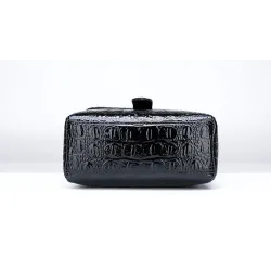 Vintage shoulder bag - crocodile skin patternBags