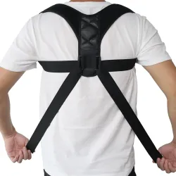 Adjustable back posture corrector - spine / back / shoulder brace - support beltMassage