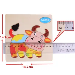 3D wooden puzzle - educational toyEducational