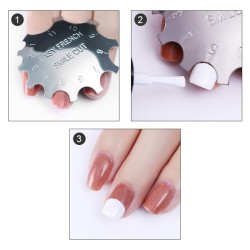 French manicure - stencil - template toolEquipment