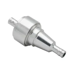 Motorcycle petrol / fuel / oil filter - universal - aluminum - 6 mmMotorbike parts