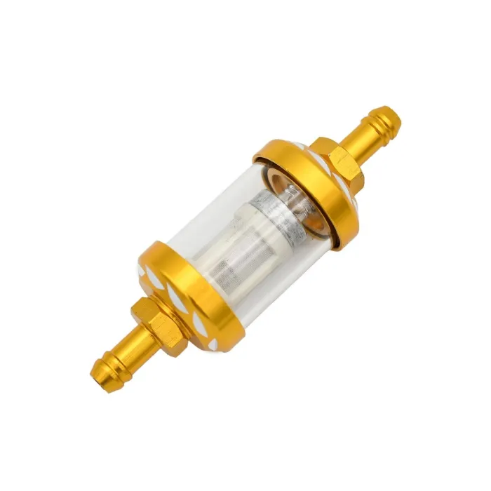 Motorcycle gas / petrol / oil filter - universal - 8 mmMotorbike parts