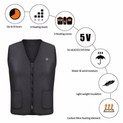 USB infrared heating vest - electric thermal jacketJackets