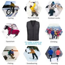 USB infrared heating vest - electric thermal jacketJackets