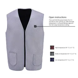 USB infrared heating vest - electric thermal jacketJackets
